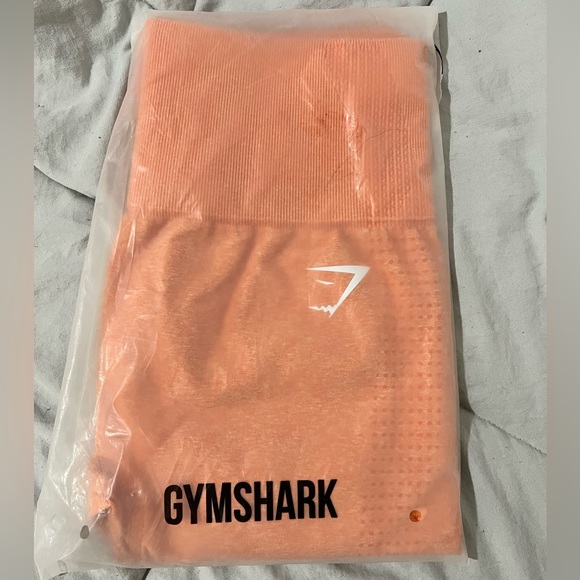 Gymshark Vital Seamless 2.0 Apricot Orange Marl Leggings Small NWT - Picture 6 of 7
